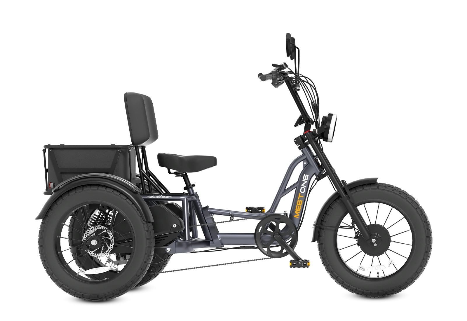 Meet One Tour Dual Motor Dual Battery Electric Trike