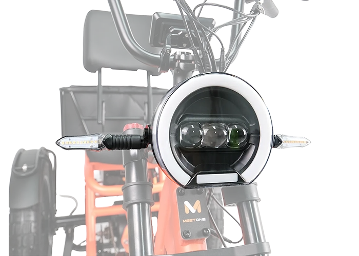 tour 2.0 halo led headlight integrated turn signals