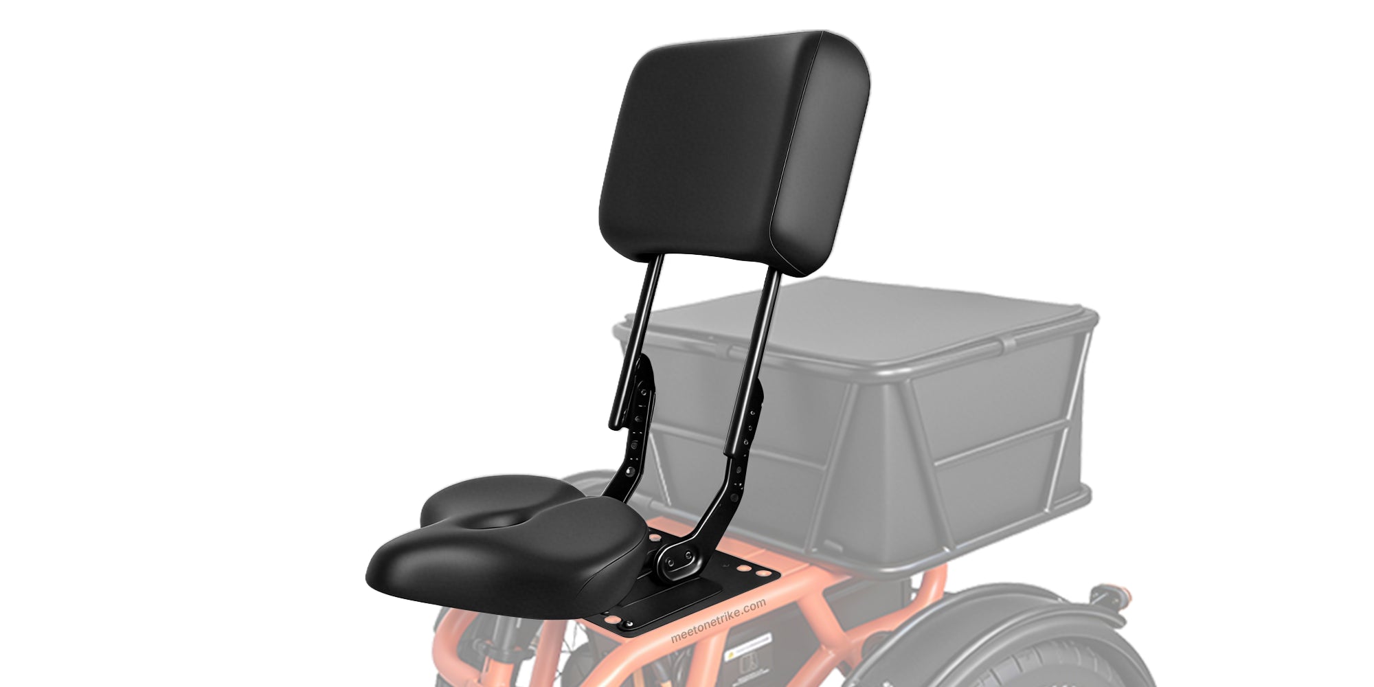 tour 2.0 eTrike seat with big back support